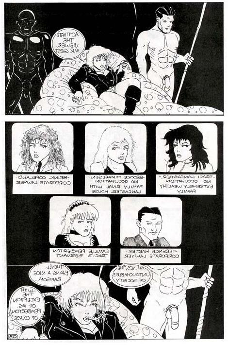 15P horny busty women bound in evil fantasy pain sex in space