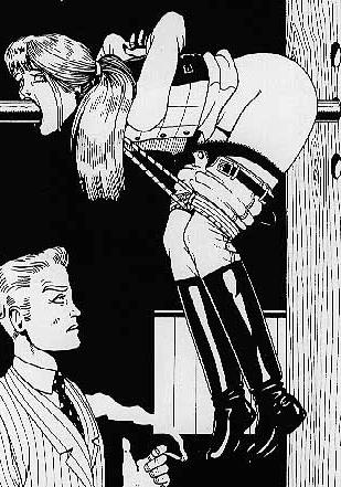 15P bizarre rope tied females in bondage with huge breasts artworks