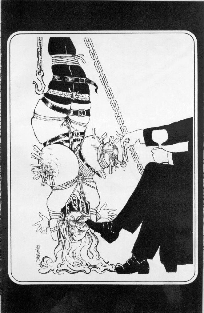 15P insane bondage and bizarre painful artwork and evil drawings