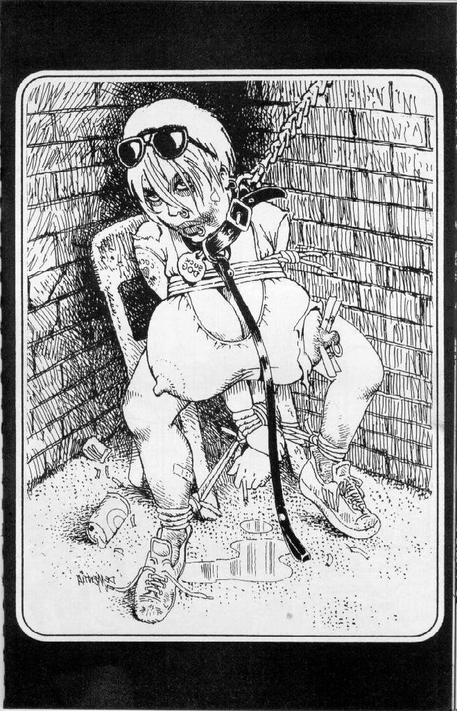 15P insane bondage and bizarre painful artwork and evil drawings