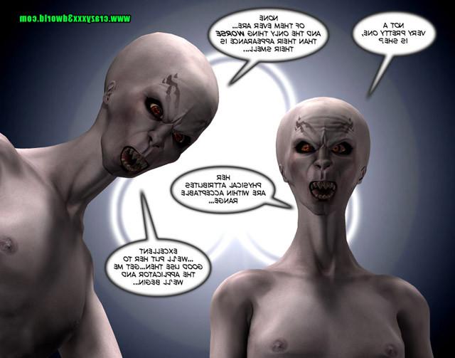 16P Aliens making a teen girl pregnant in unusual way