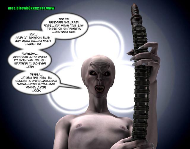 16P Aliens making a teen girl pregnant in unusual way