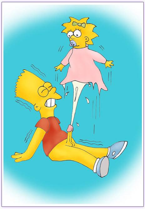 12P Maggie Simpson ass filled and gets jizz