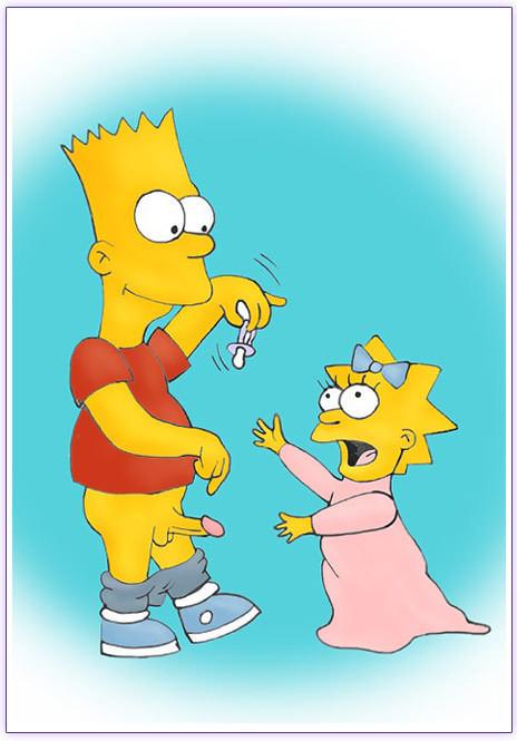 12P Maggie Simpson ass filled and gets jizz
