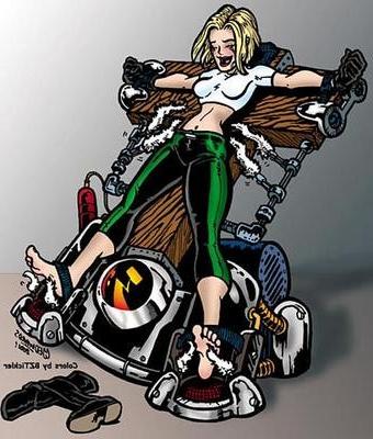 15P classic evil female rope and leather bondgae artworks