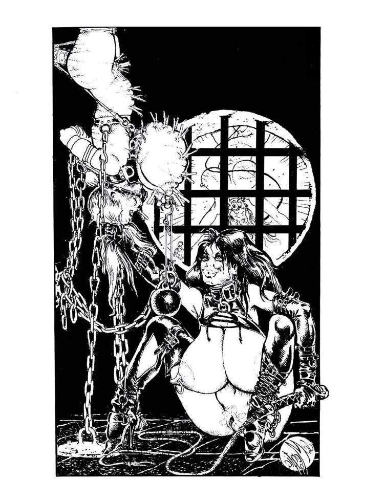 15P huge breasts tied with ropes tied too tight bondage artworks