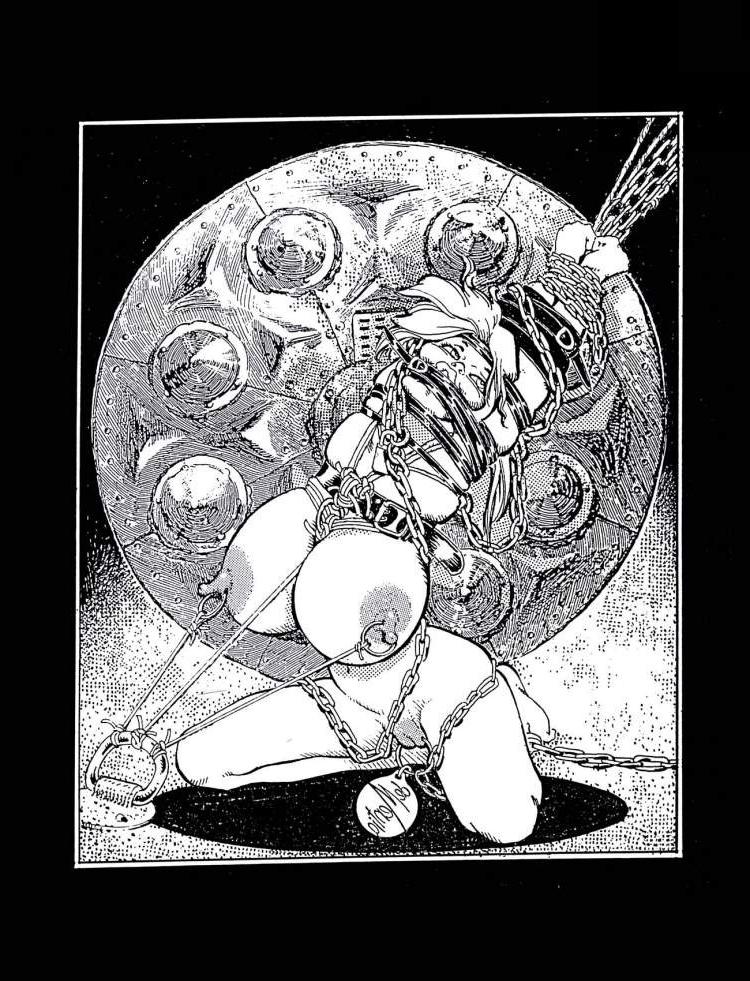 15P huge breasts tied with ropes tied too tight bondage artworks
