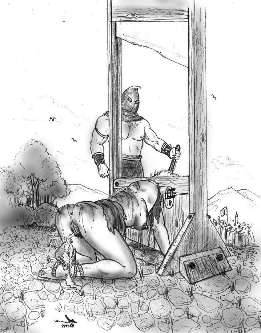 15P evil rope tied female painful bondage artworks