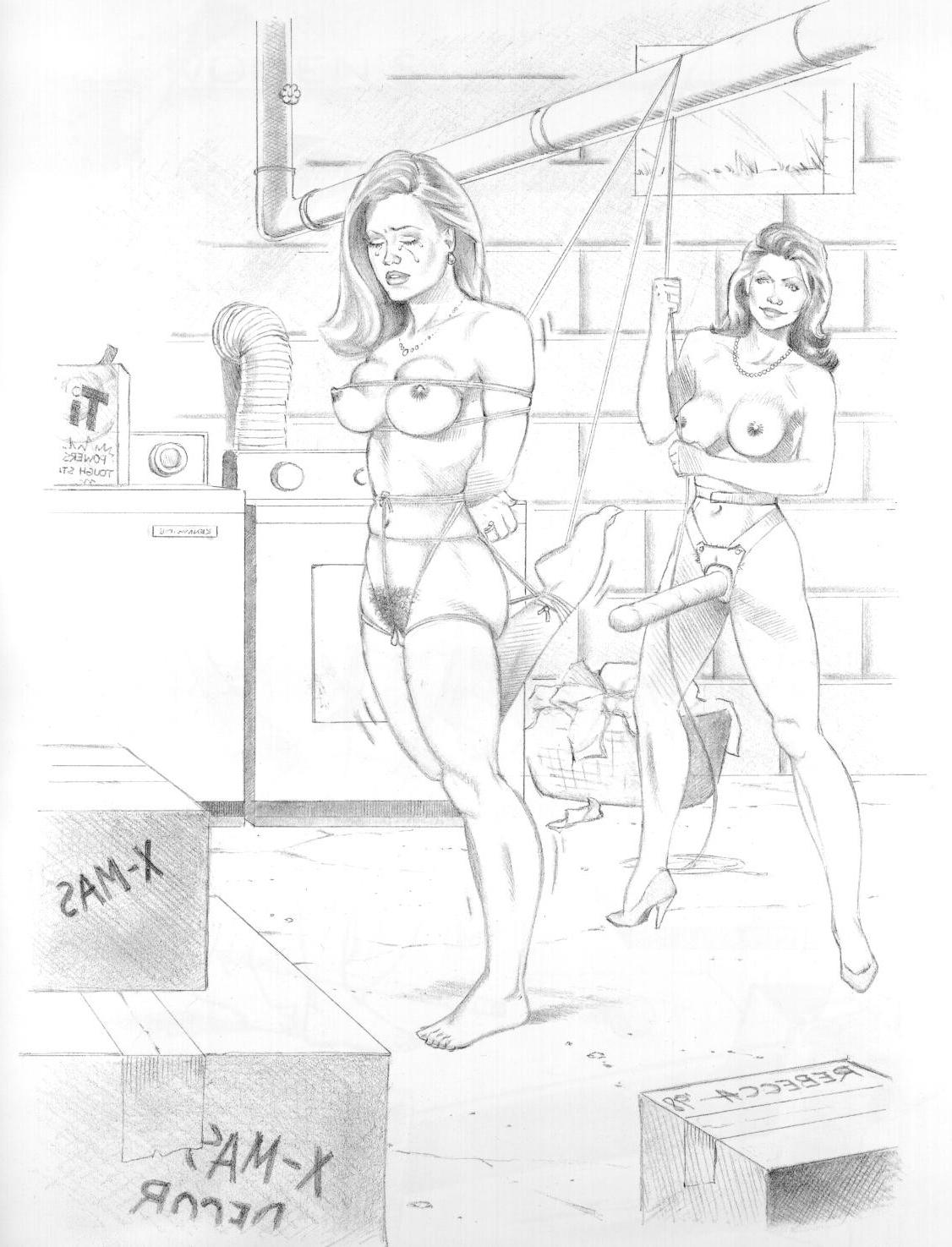 15P evil dominant lesbian forces cute women into erotica erotic sex