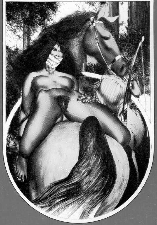 15P Bishops female bondage art and rope fetish drawings and artworks