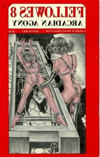 15P skinny blondes in sexual bondage fetish artworks and drawings