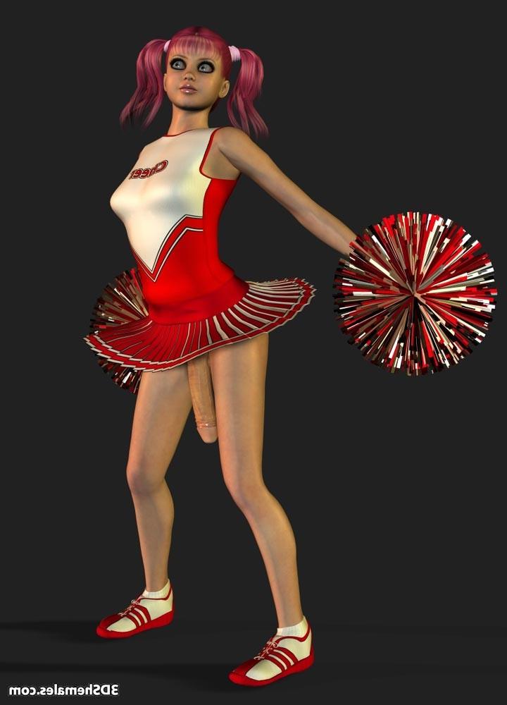 16P Dickgirl cheerleader