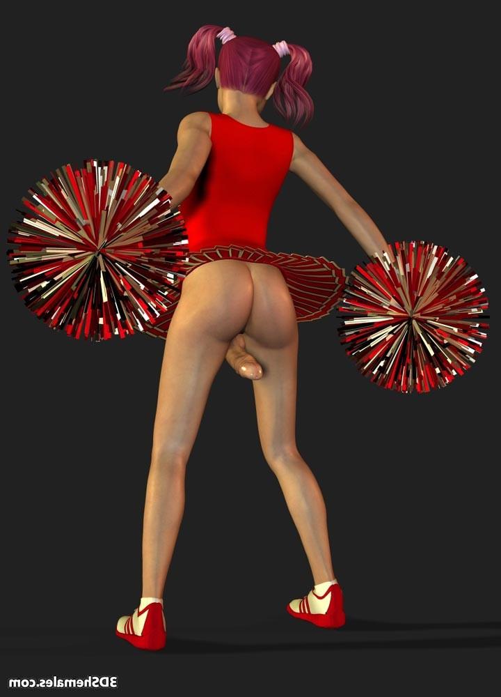 16P Dickgirl cheerleader