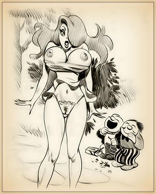 12P Jessica Rabbit gets ripped by Judge Doom