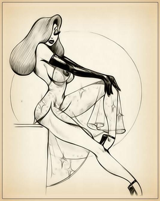12P Petite Jessica Rabbit was fucked and takes hot jizz
