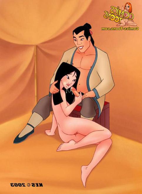 12P Thin Mulan getting punished and getting a cumblast