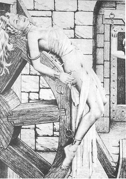 15P bizarre strange horror bondage art
