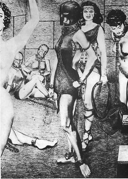 15P bizarre strange horror bondage art