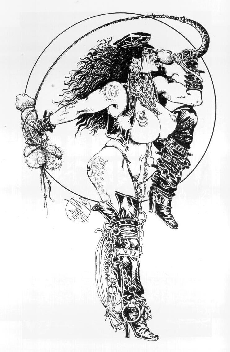 14P big nipples tied with thin string painful