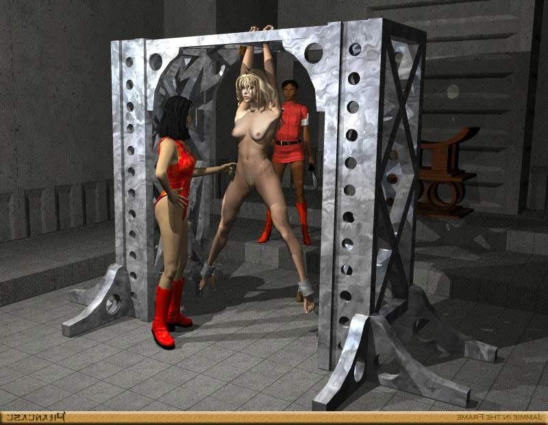 15P painful female horror bondage art archives