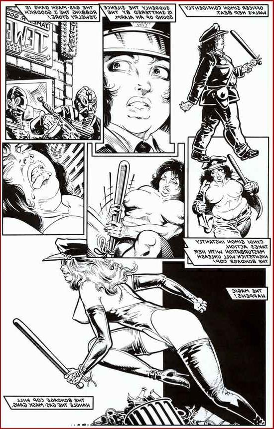 15P Bondage Cop erotic sexual fetish comic