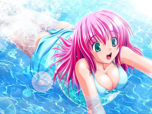20P Overflowing hentai breasts filled with milk on tiny teen bodies
