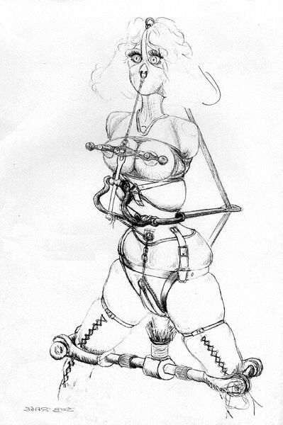 15P bizarre erotic sexual bondage artwork