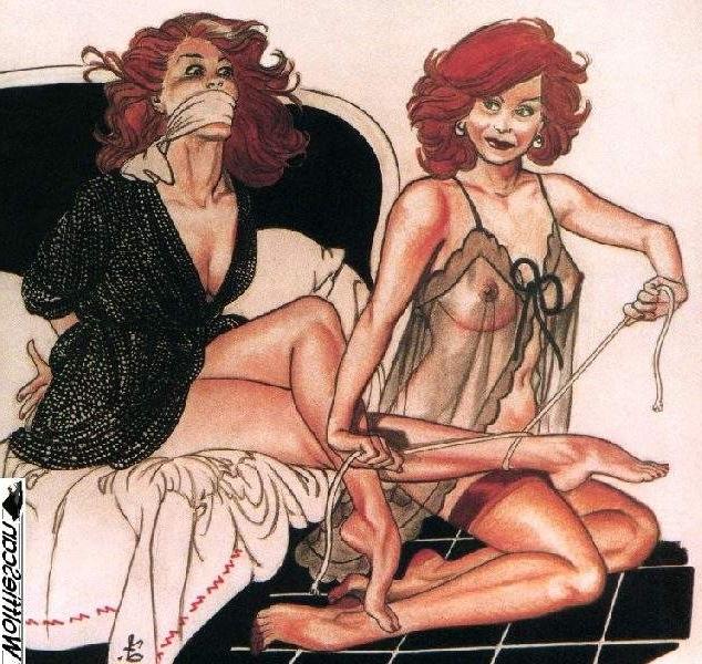 15P bizarre erotic sexual bondage artwork