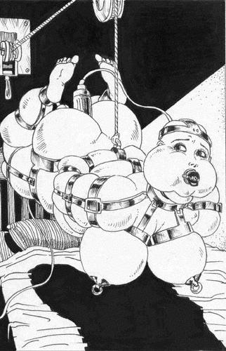 15P bizarre erotic sexual bondage artwork
