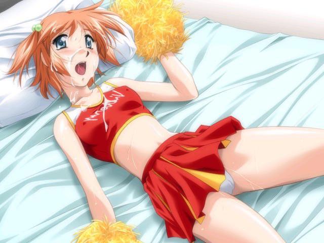 20P Young hentai cheerleaders with big plump tits and round butts
