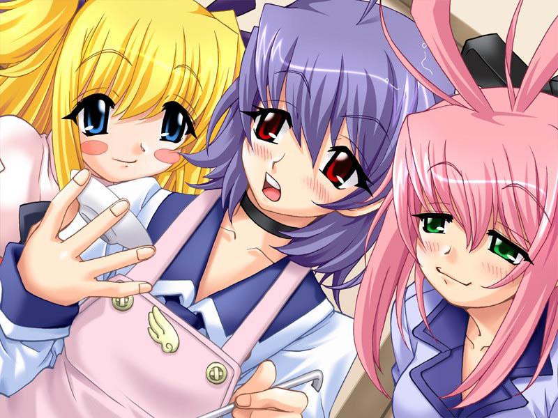 20P Pink haired hentai warrior princess with big tits and a teen ass