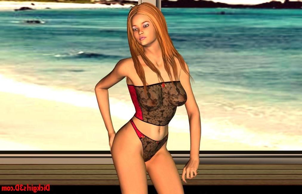 16P Toon dickgirl stripping