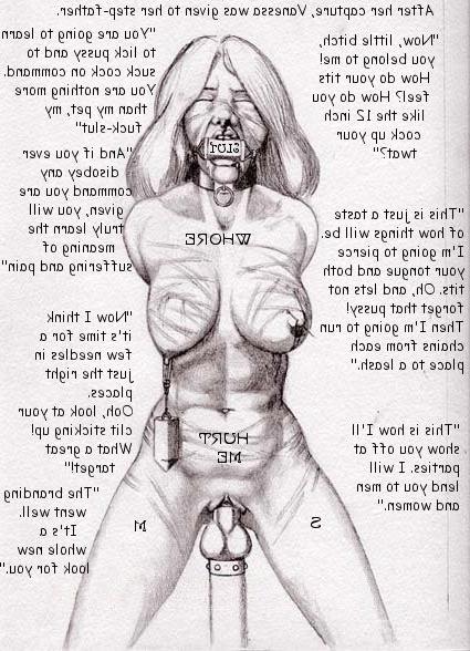 15P classic female dungeon bondage art