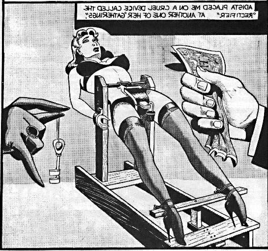 15P classic female dungeon bondage art