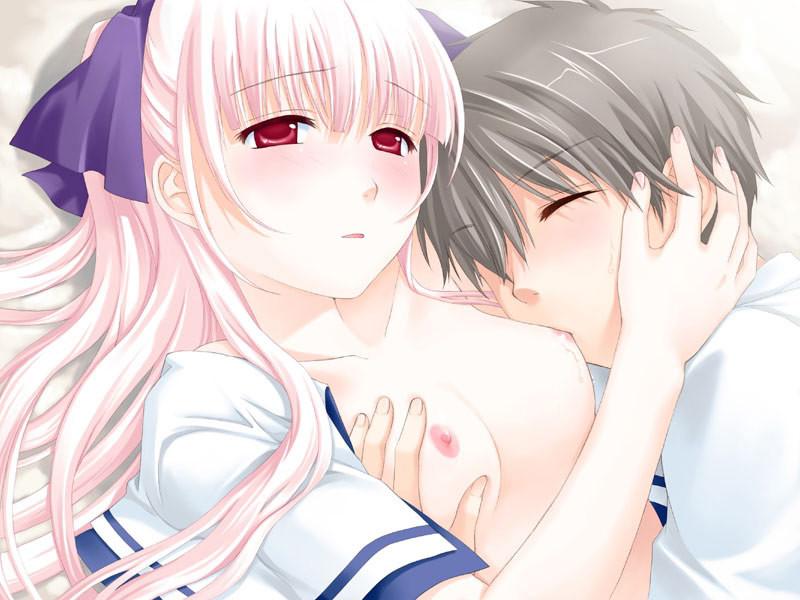 20P Beautiful summer hentai teens with big breasts in bathing suits