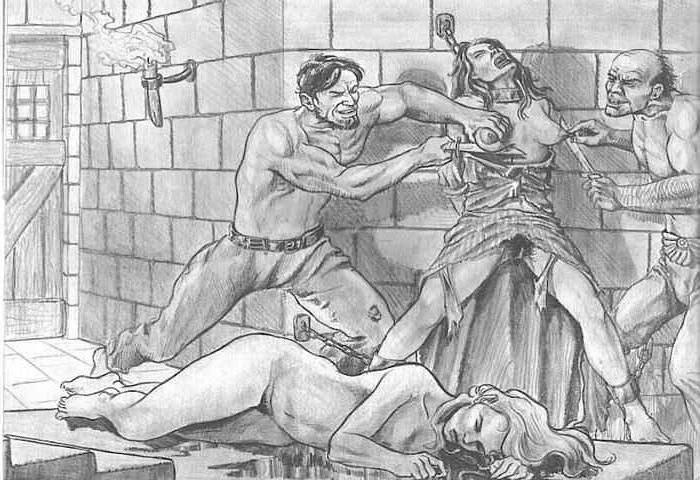15P screaming women tormented bdsm