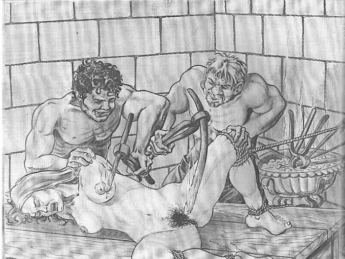 15P screaming women tormented bdsm
