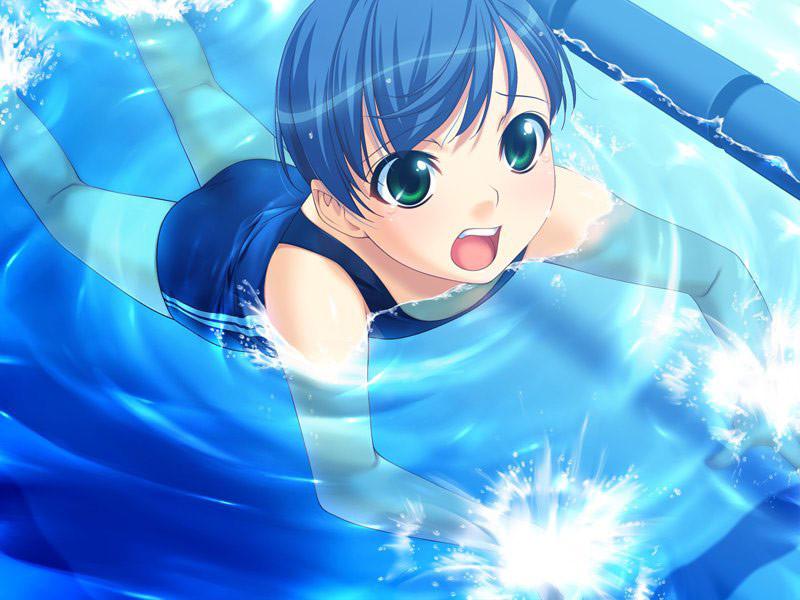 19P Beautiful pink and blue haired hentai sisters with big breasts