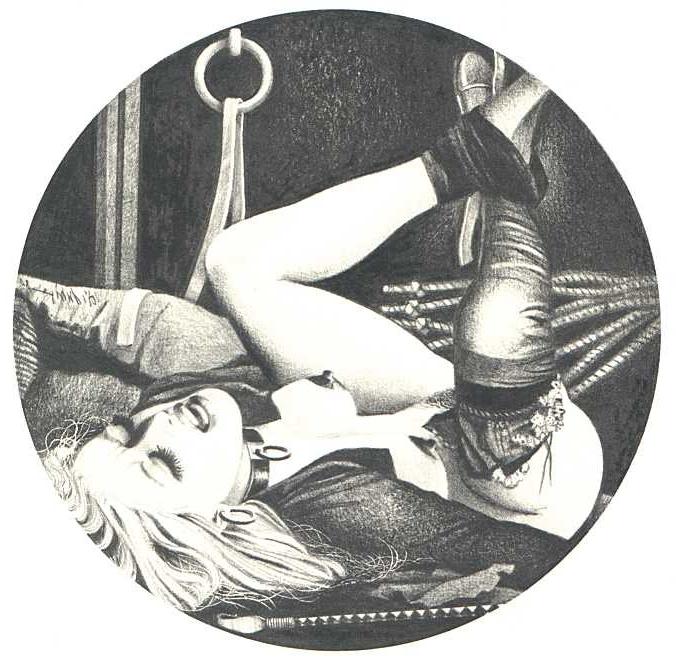 15P Vintage-Schmerz und Leid-Bdsm-Kunst