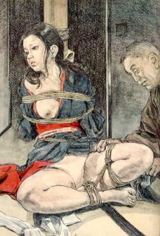 15P classic japanese female rope bondage