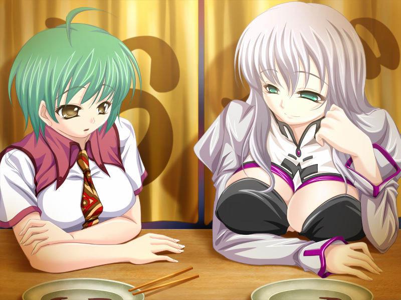 20P Slimey tentacle monsters attack hentai virgins with big breasts