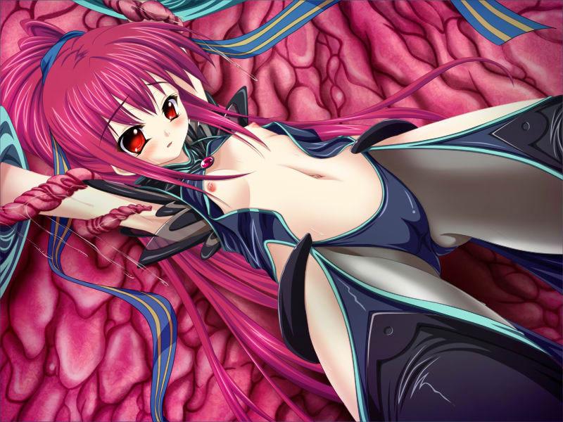 20P Slimey tentacle monsters attack hentai virgins with big breasts