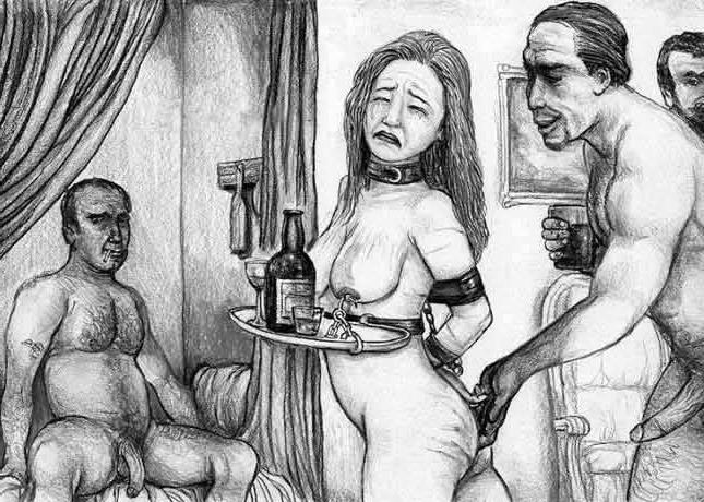 15P skinny huge breast women tormented