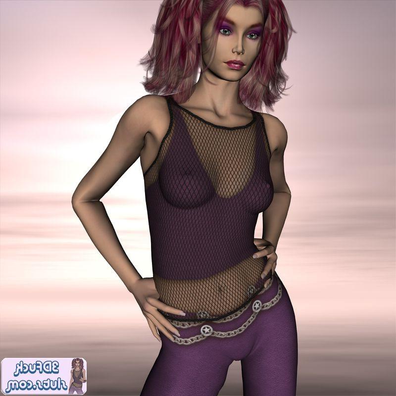 16P Redhead toon girl