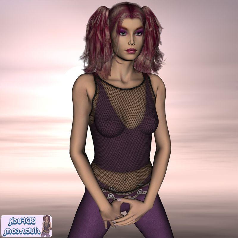 16P Redhead toon girl