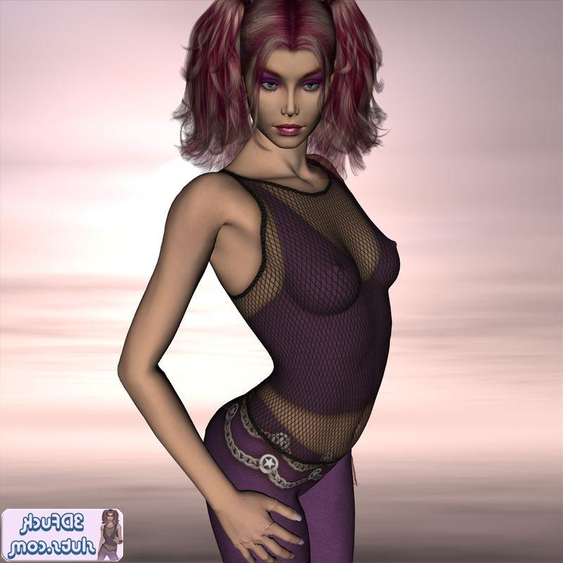 16P Redhead toon girl