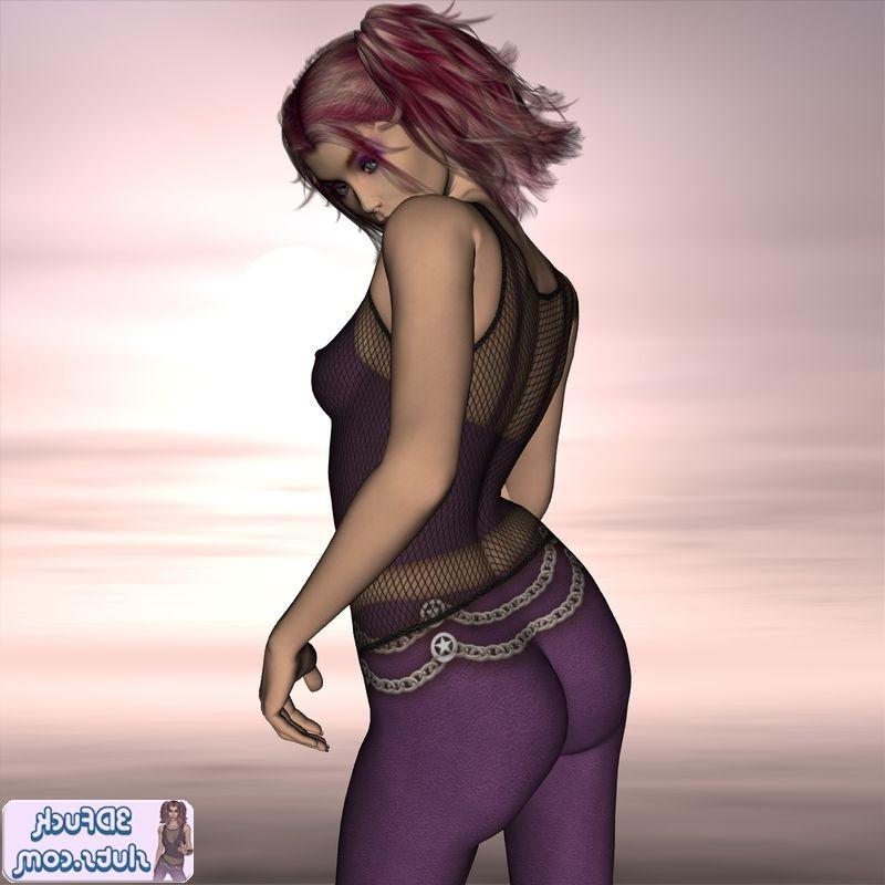16P Redhead toon girl