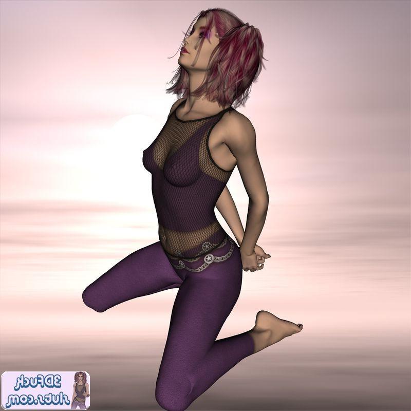 16P Redhead toon girl
