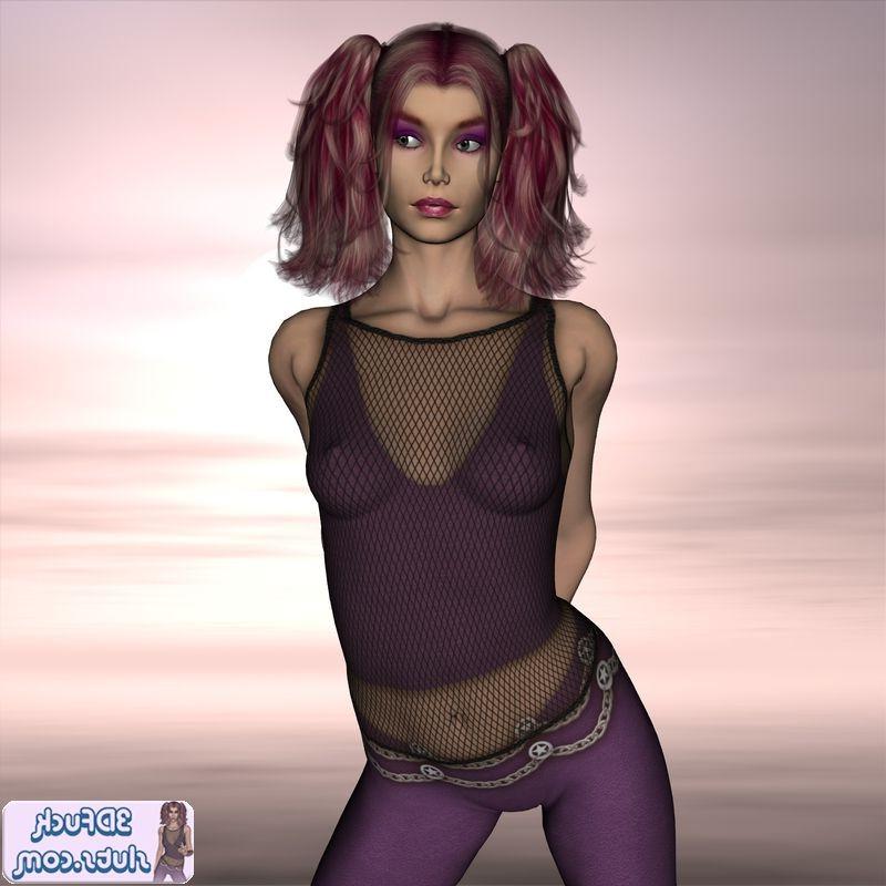 16P Redhead toon girl