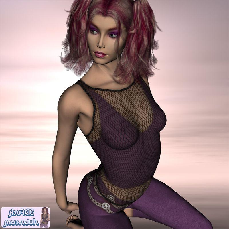16P Redhead toon girl